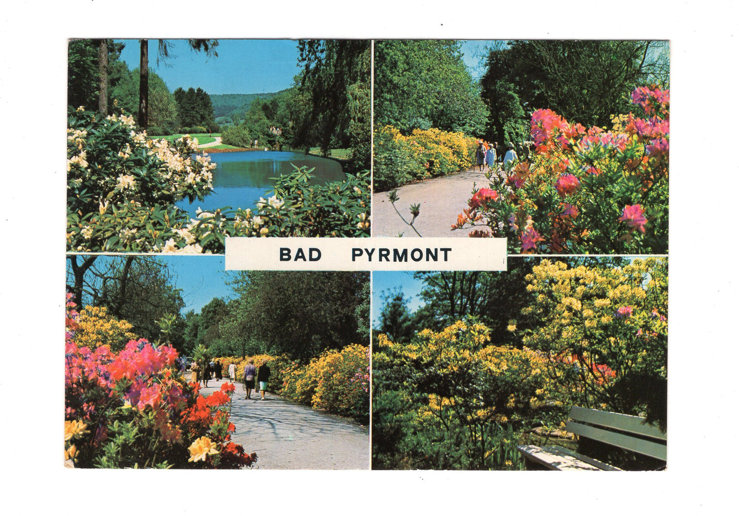 Ansichtskarte Bad Pyrmont / Kurpark