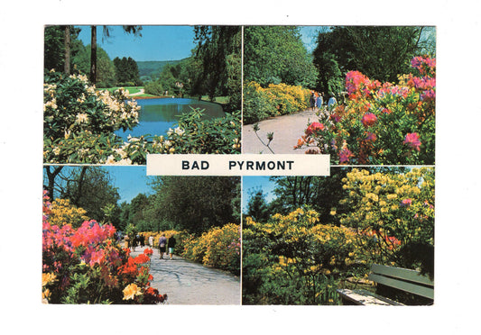 Ansichtskarte Bad Pyrmont / Kurpark