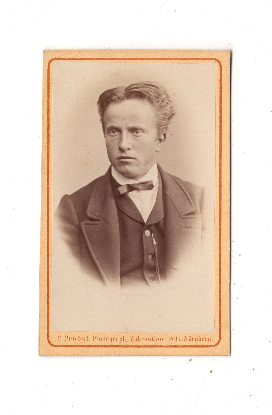 Fotografie Herrenportrait - Nürnberg um 1870