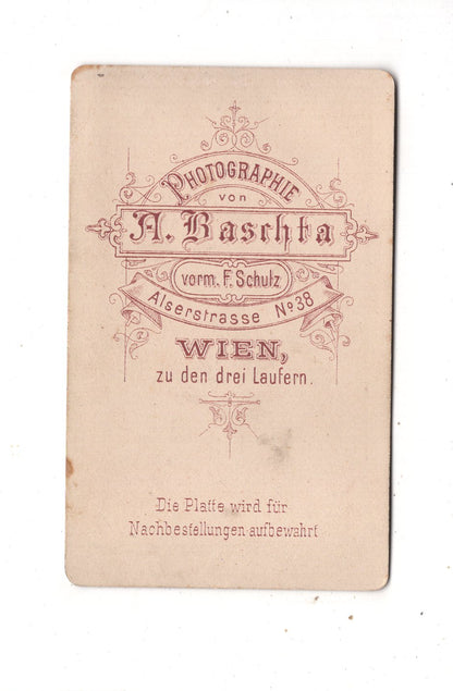 Fotografie Feiner Herr / Schauspieler - Wien 1870er