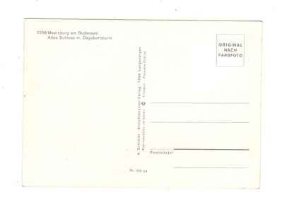 Ansichtskarte Meersburg am Bodensee / Altes Schloss mit Dagobertsturm / K1-52