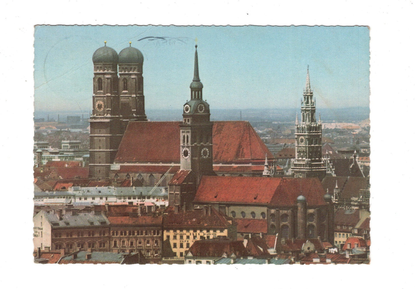 Ansichtskarte München / Frauenkirche und Alter Peter / G1-52