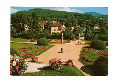 Ansichtskarte Bad Brückenau / Kurpark - Am Fürstenhof