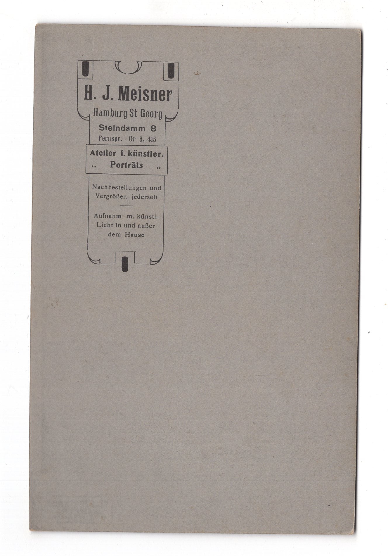 Fotografie Feines Paar - Hamburg 1910er / CAB X-26