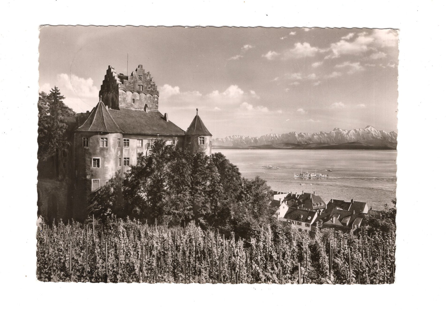 Ansichtskarte Meersburg am Bodensee / Altes Schloss / K1-52