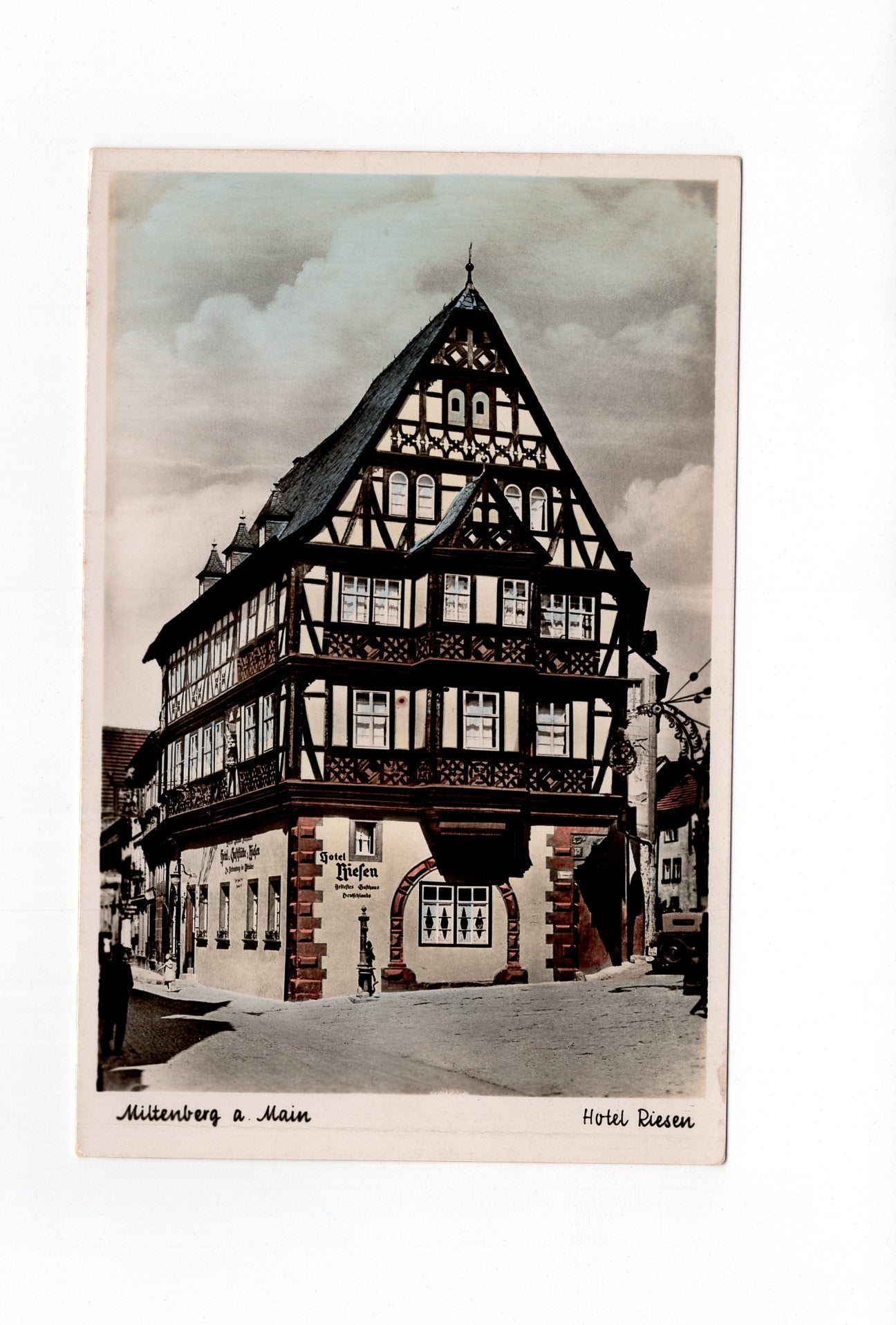Ansichtskarte Miltenberg am Main / Hotel Riesen