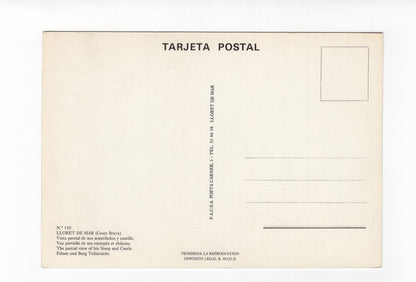 Ansichtskarte Lloret de Mar / Felsen und Burg / Costa Brava / Spanien