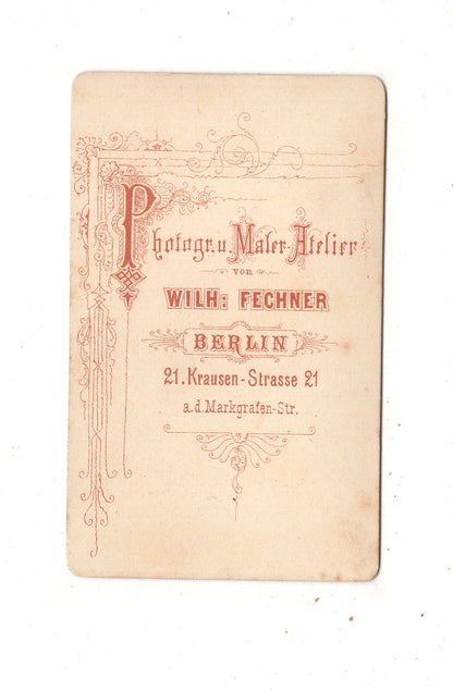 Fotografie Feiner Herr / Schauspieler - Berlin 1870er
