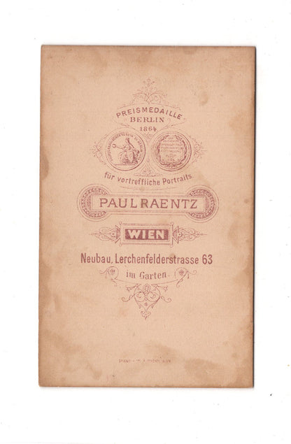Fotografie Damenportrait - Wien 1870er / CDV C1-16