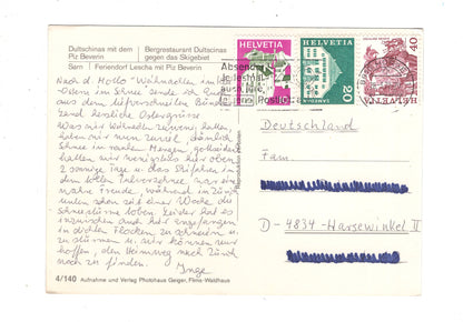 Ansichtskarte Sarn (Heinzenberg) / Graubünden / Schweiz