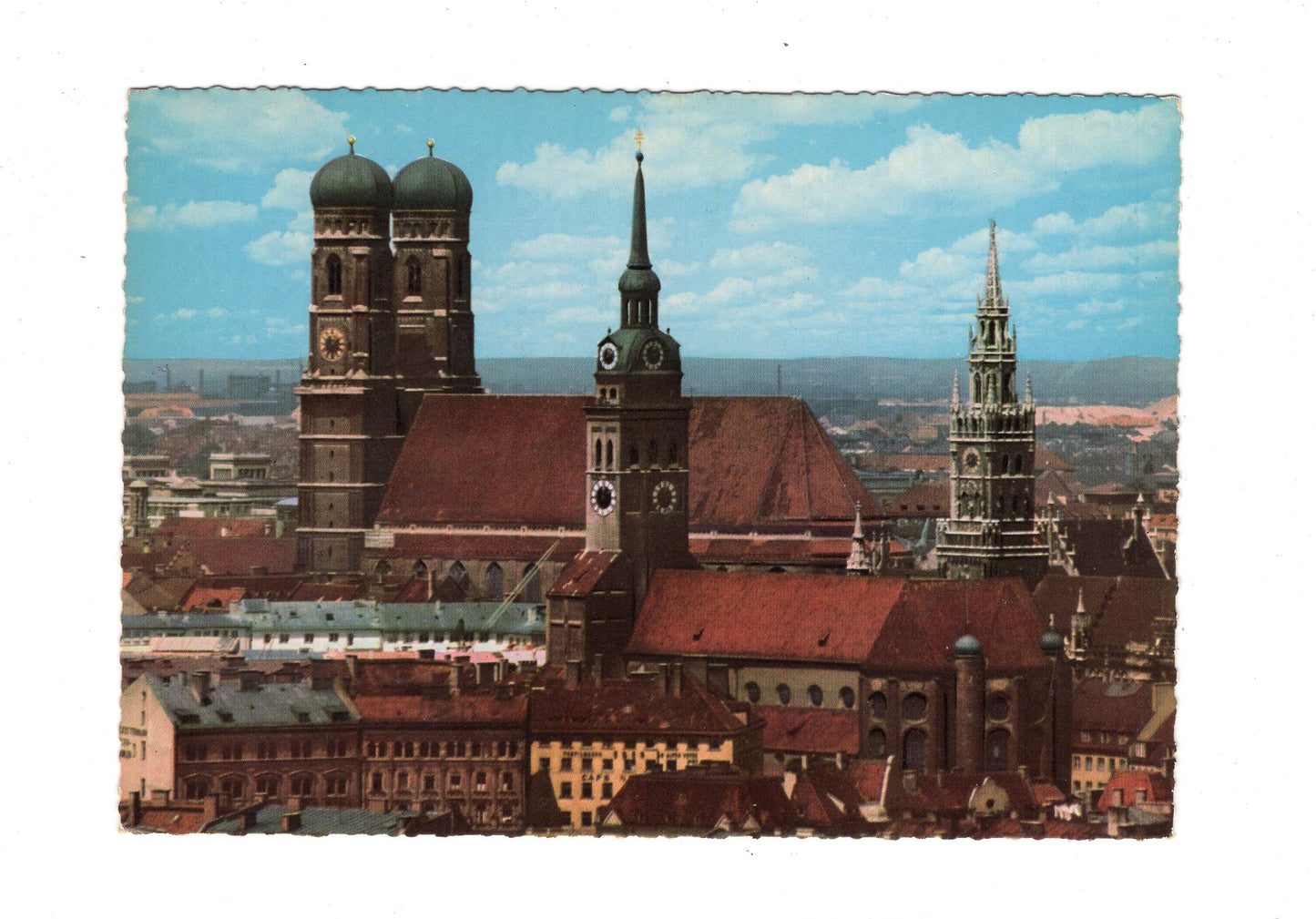 Ansichtskarte München / Frauenkirche und Alter Peter / G1-52