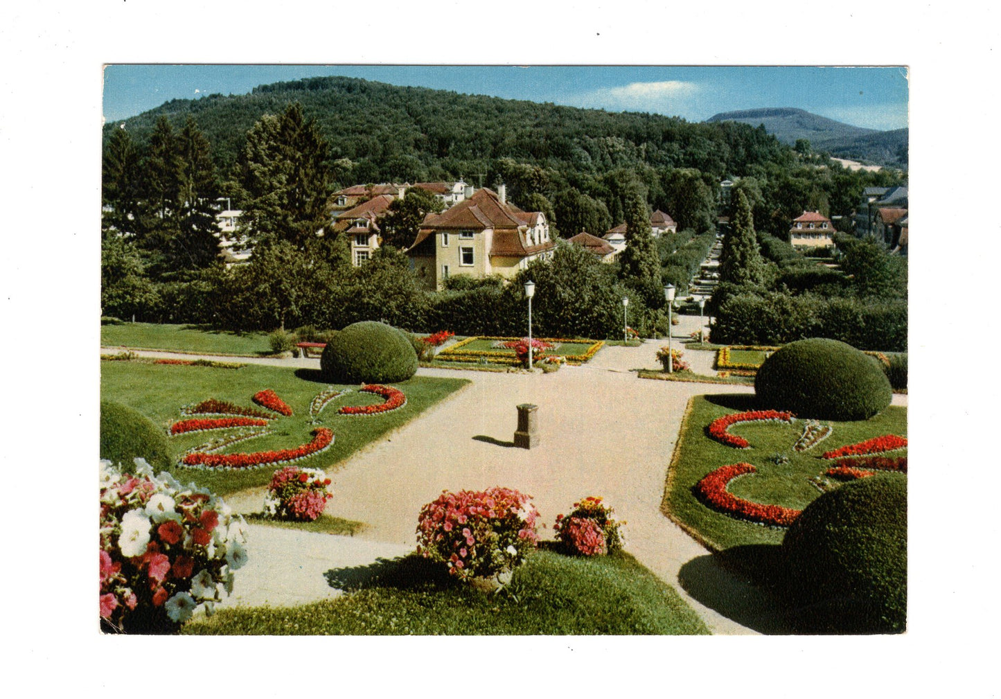 Ansichtskarte Bad Brückenau / Kurpark - Am Fürstenhof