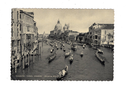 Ansichtskarte Venezia Venedig / Canal Grande / Regata Storica / Italien / N1-58