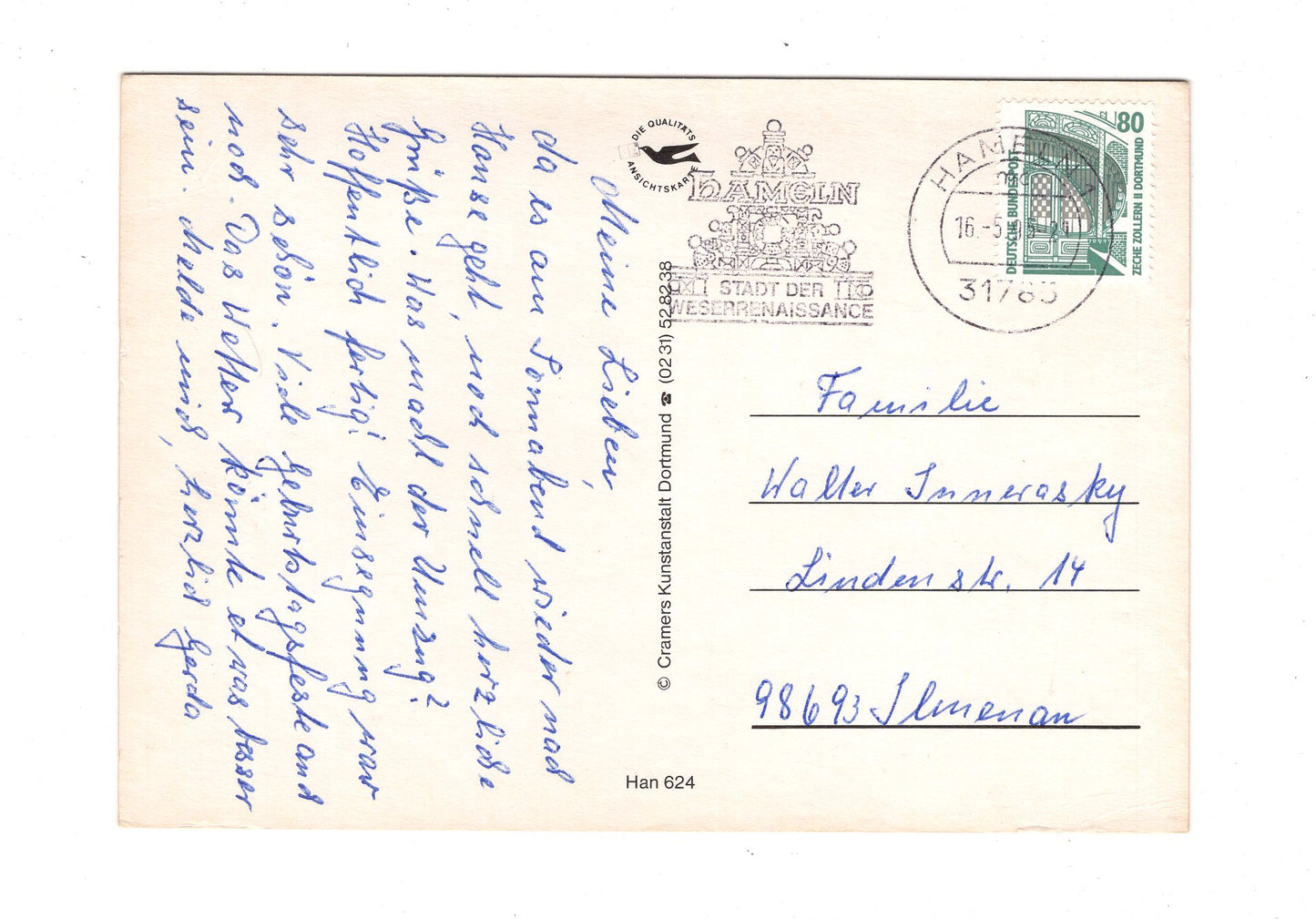 Ansichtskarte Hameln an der Weser / I1-64