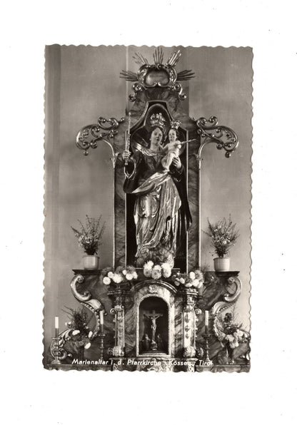 Ansichtskarte Kössen / Marienaltar in der Pfarrkirche / Tirol / Österreich