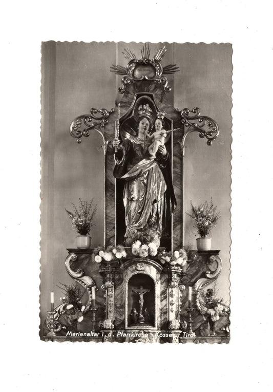 Ansichtskarte Kössen / Marienaltar in der Pfarrkirche / Tirol / Österreich