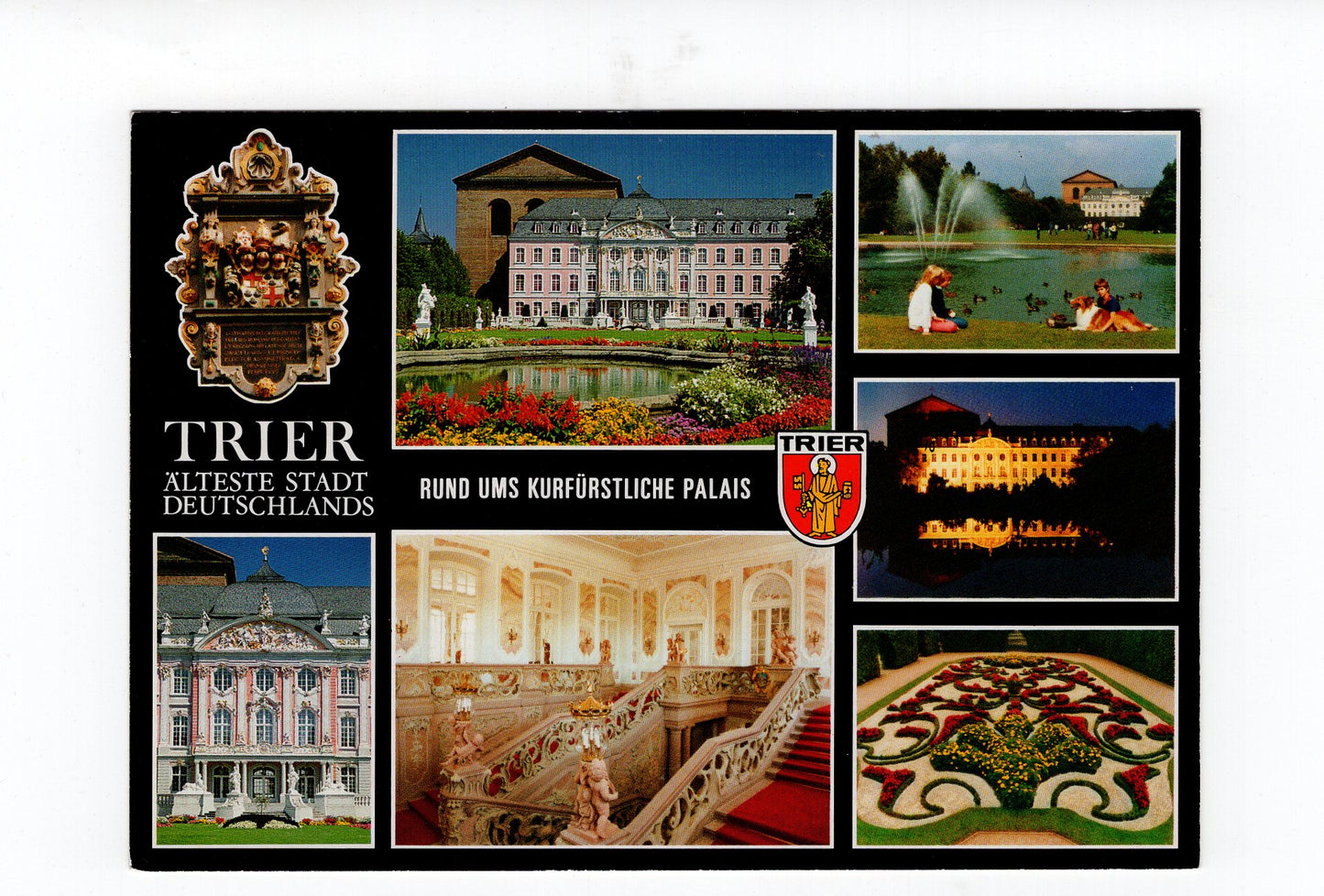 Ansichtskarte Trier an der Mosel / Rund ums Kurfürstliche Palais