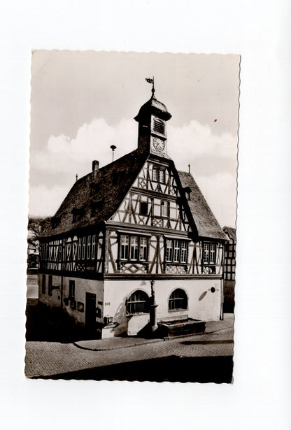 Ansichtskarte Seeheim an der Bergstraße / Rathaus