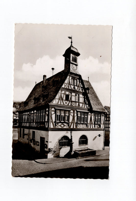 Ansichtskarte Seeheim an der Bergstraße / Rathaus