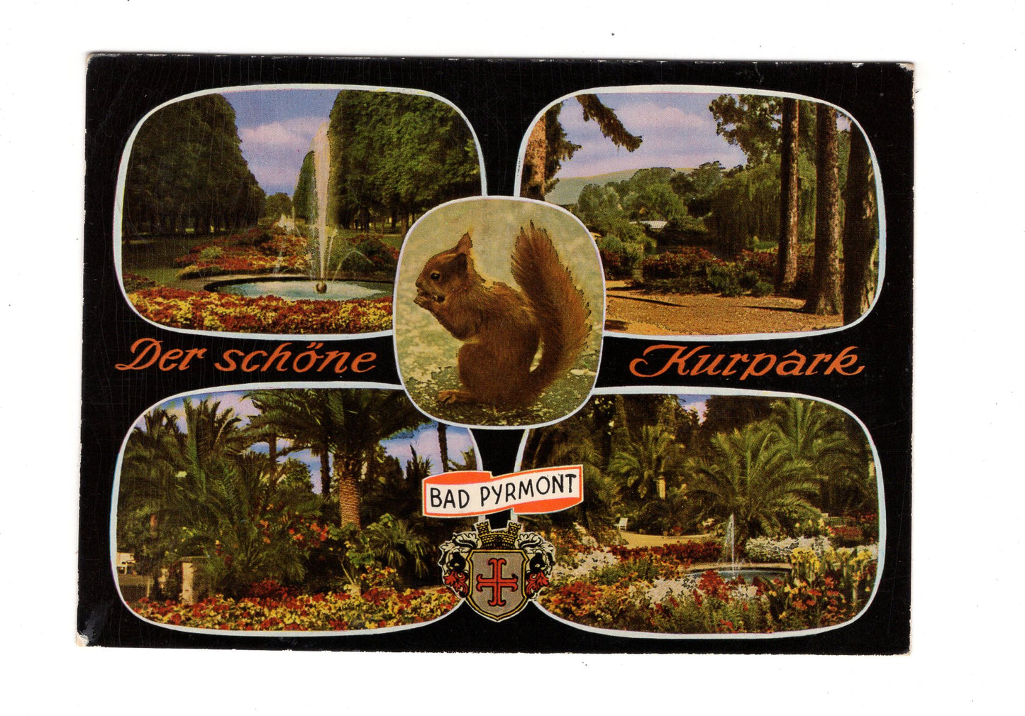 Ansichtskarte Bad Pyrmont / Kurpark