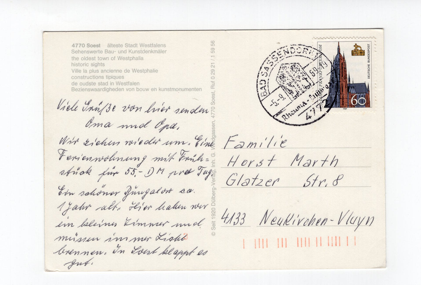 Ansichtskarte Soest / Westfalen / Osthofentor +++