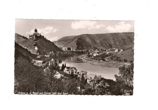 Ansichtskarte Cochem an der Mosel mit Ortsteil Sehl und Kond / M1-57