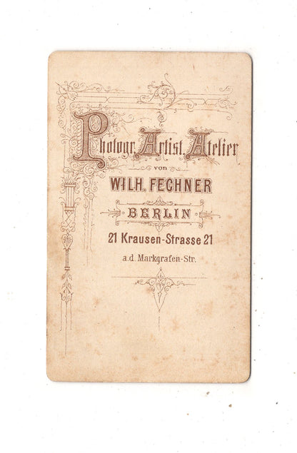 Fotografie Feiner Herr / Schauspieler - Berlin 1870er