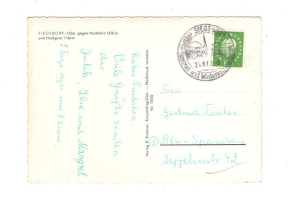 Ansichtskarte Siegsdorf / Oberbayern