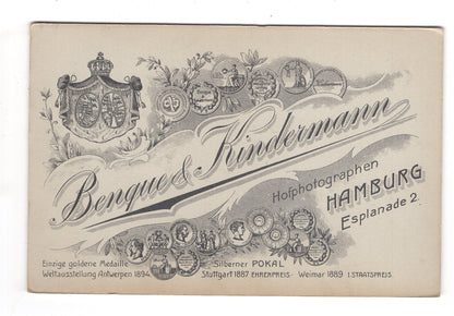 Fotografie Feines Paar - Hamburg um 1900 / CAB X-26