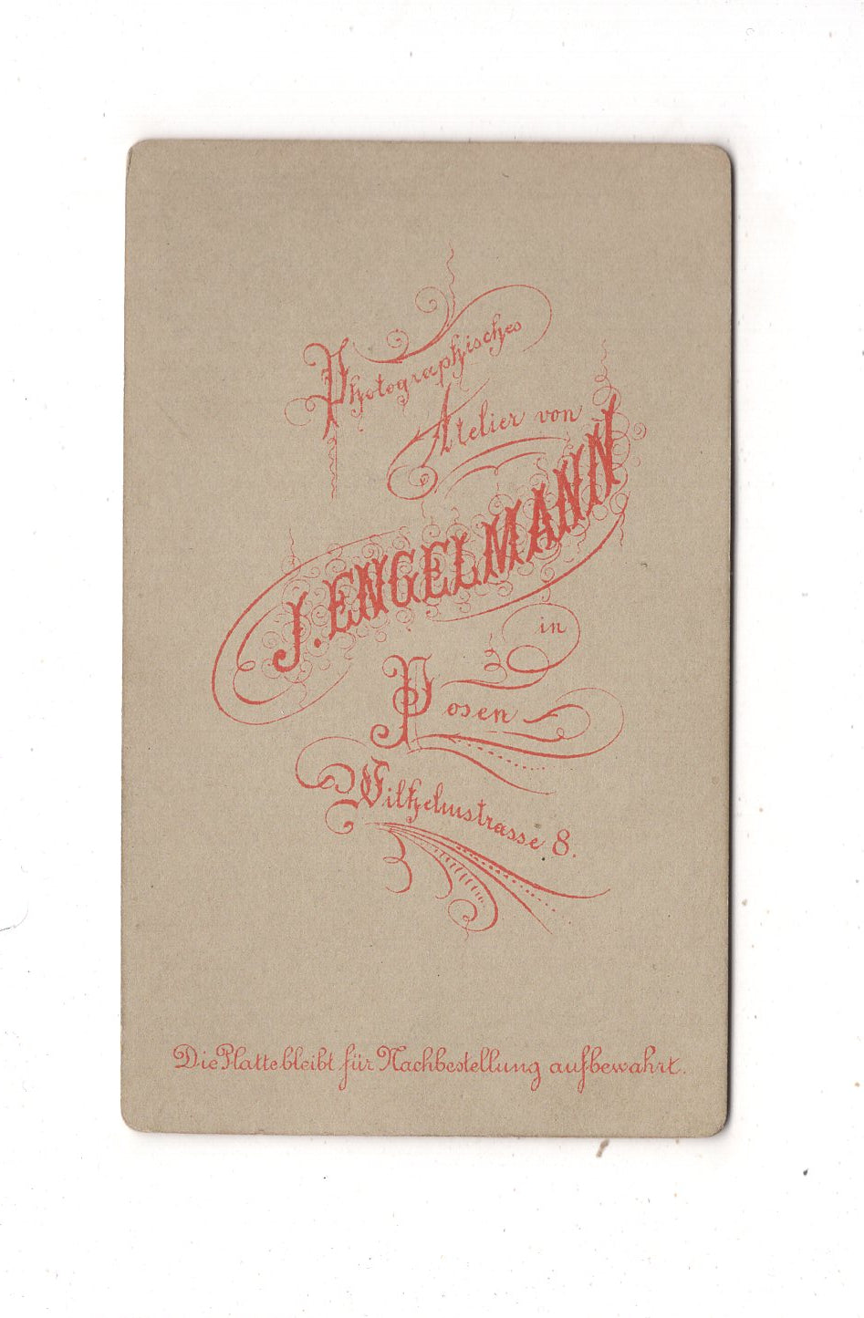 Fotografie Feines junges Mädchen - Posen Poznan 1870er / CDV N1-02