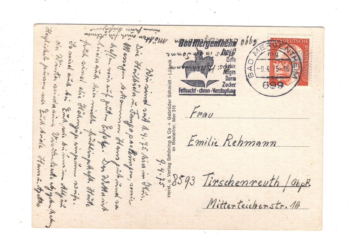 Ansichtskarte Bad Mergentheim / Karlsquelle +++ / J1-60