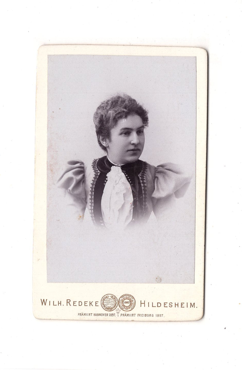 Fotografie Damenportrait - Hildesheim um 1900 / CDV C1-16
