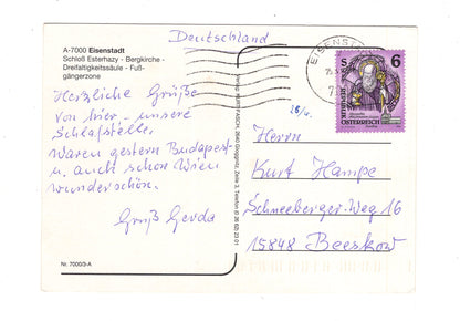 Ansichtskarte Eisenstadt / Burgenland / Österreich