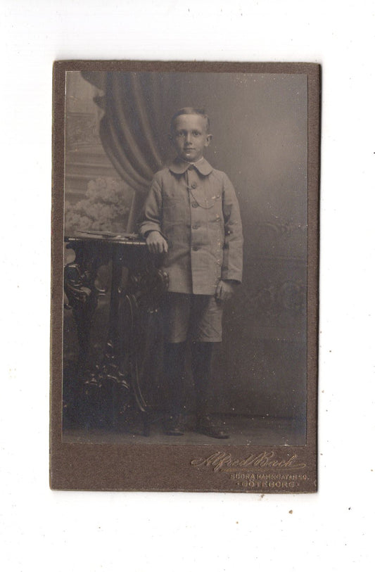 Fotografie Niedlicher kleiner Junge - Göteborg 1910er