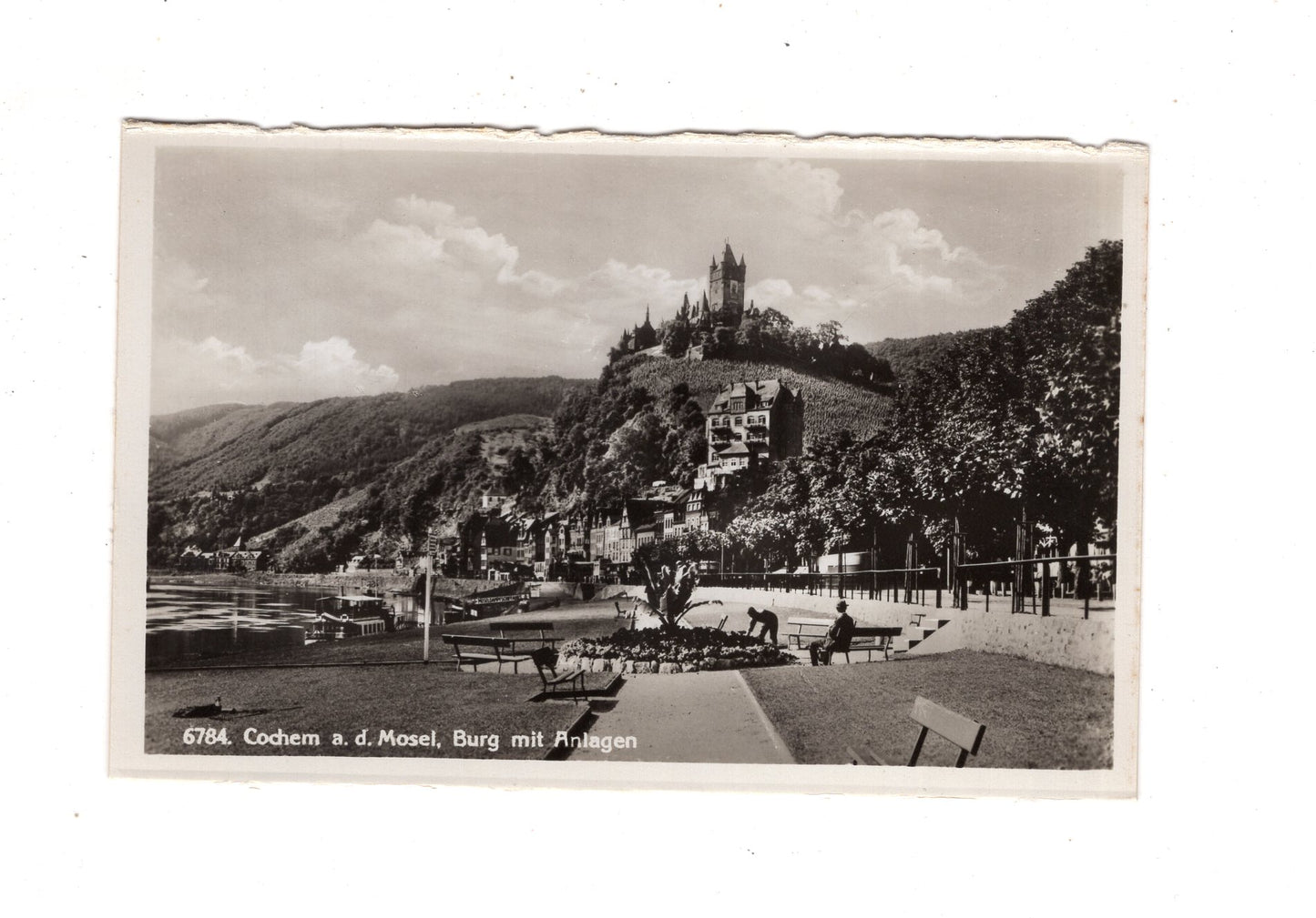 Ansichtskarte Cochem an der Mosel / Burg mit Anlagen / M1-57