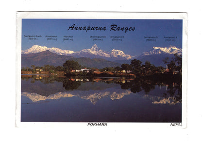 Ansichtskarte Annapurna Ranges / Pokhara / Nepal