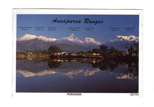 Ansichtskarte Annapurna Ranges / Pokhara / Nepal