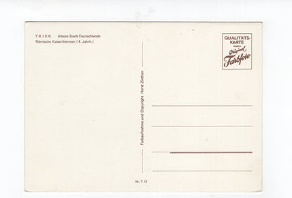 Ansichtskarte Trier an der Mosel / Römische Kaiserthermen