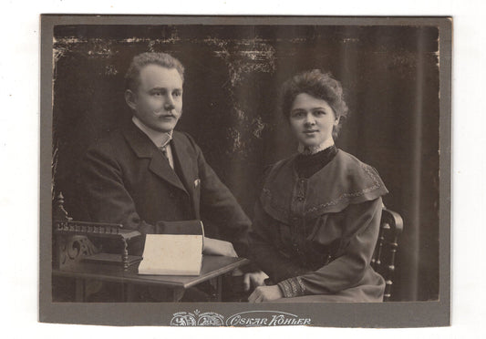 Fotografie Feines Paar - Chemnitz 1900er