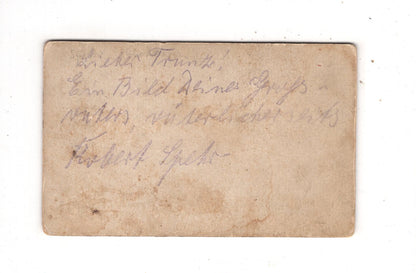 Fotografie Feiner Herr mit Widmung - Bünde 1900er