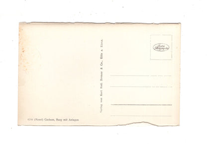 Ansichtskarte Cochem an der Mosel / Burg mit Anlagen / M1-57