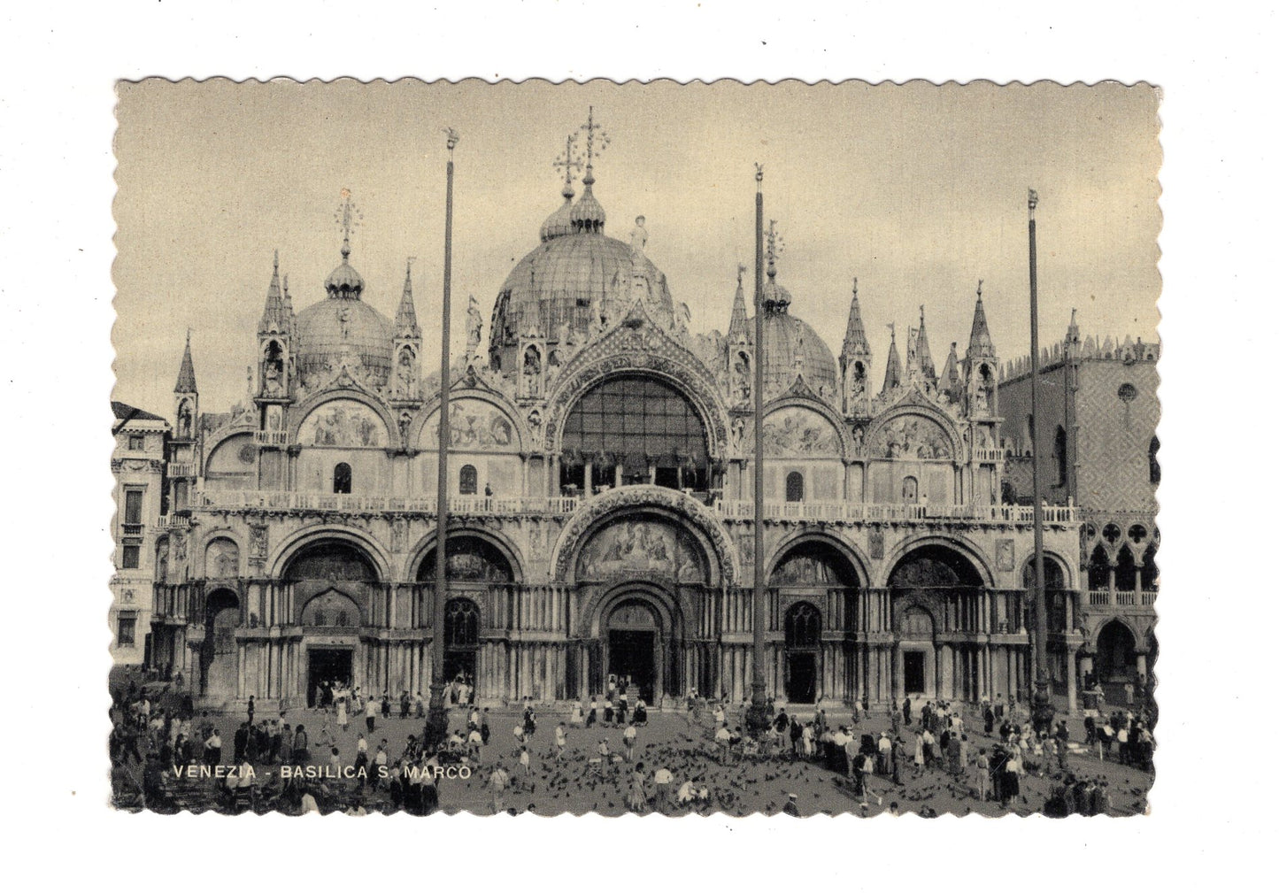 Ansichtskarte Venezia Venedig / Basilica S. Marco / Italien / N1-59