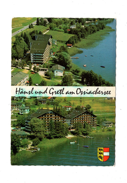 Ansichtskarte Hänsl und Gretl am Ossiacher See / Kärnten / Österreich