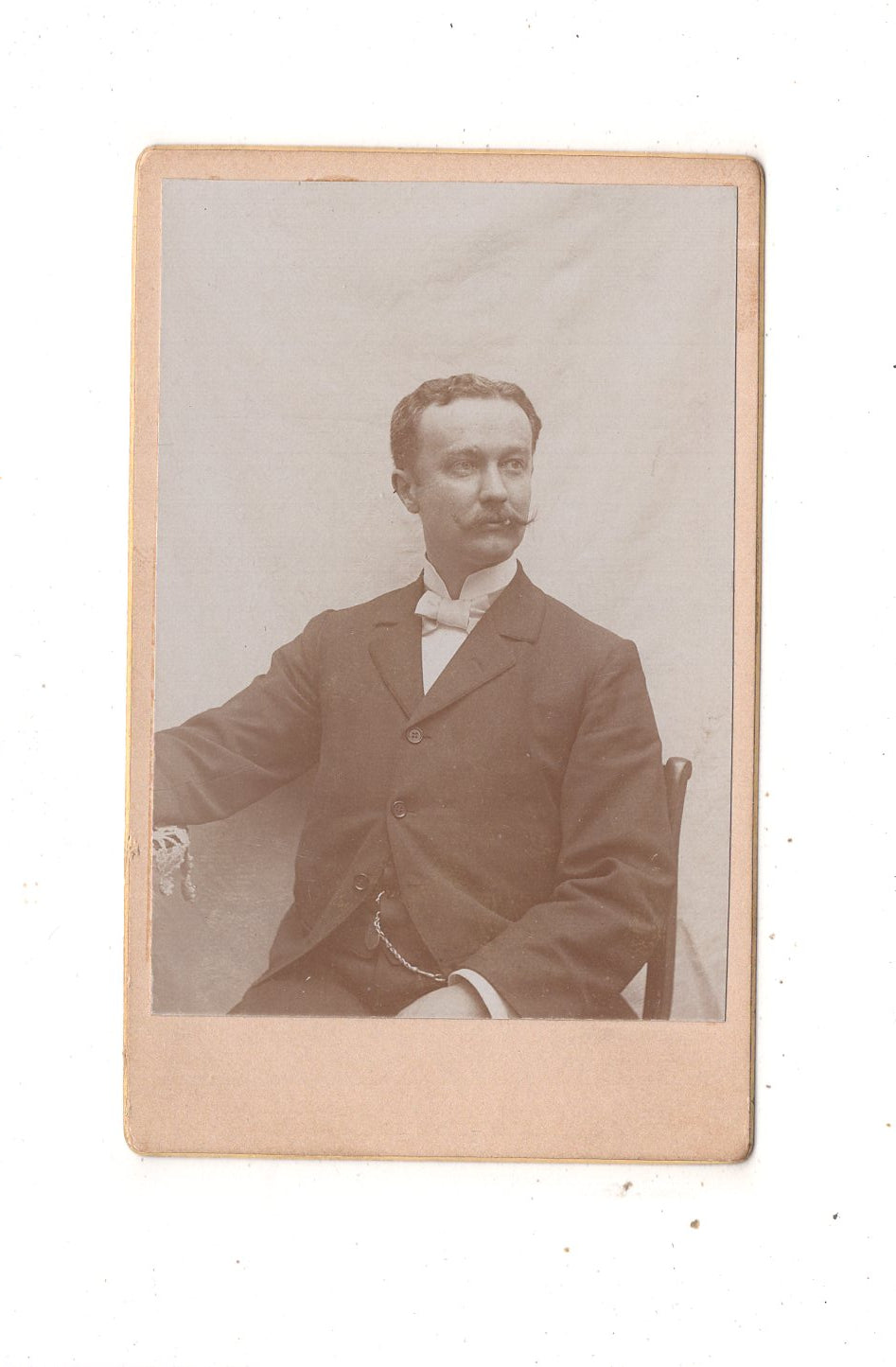 Fotografie Feiner Herr - unbekannter Ort um 1900