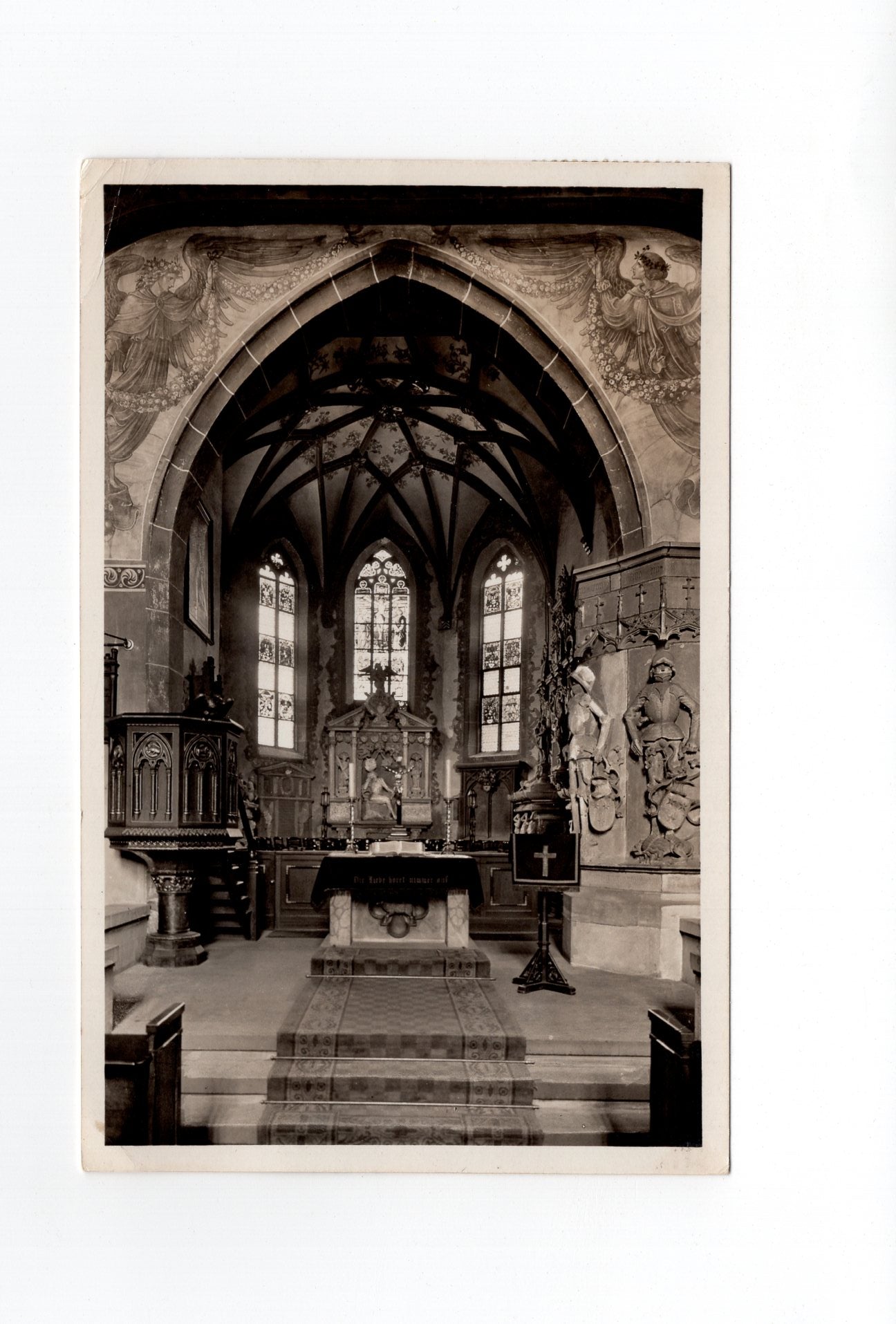 Ansichtskarte Stadtkirche Michelstadt / Odenwald