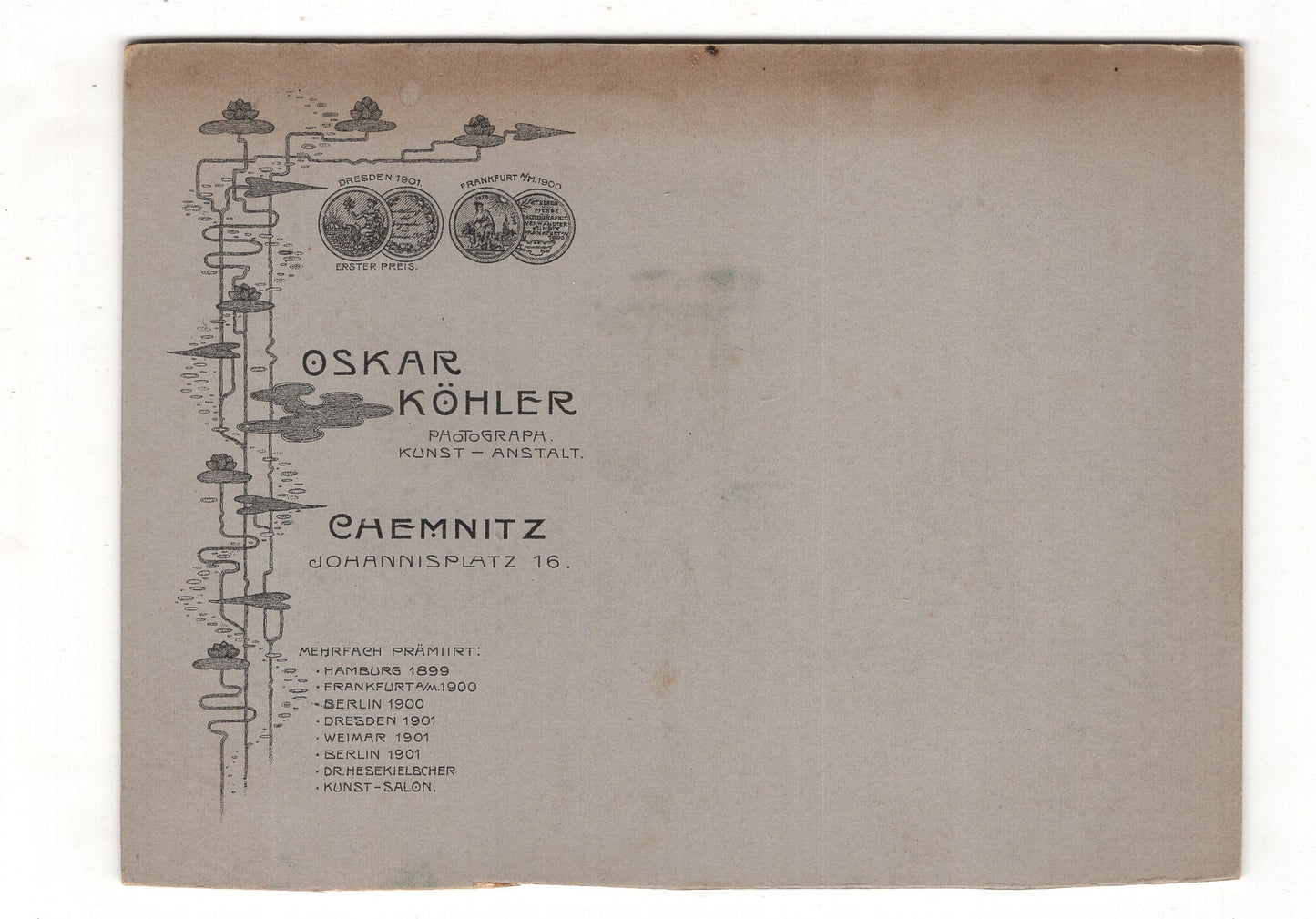 Fotografie Feines Paar - Chemnitz 1900er