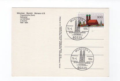 Ansichtskarte München / Frauenkirche 1494-1994