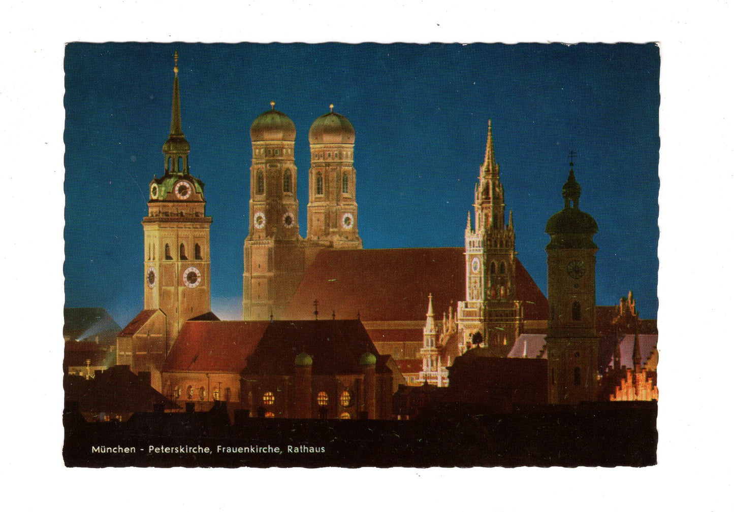 Ansichtskarte München / Peterskirche - Frauenkirche - Rathaus / G1-53