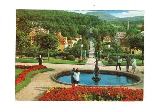 Ansichtskarte Bad Brückenau / Kurpark