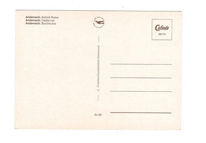 Ansichtskarte Andernach / Schloss-Ruine / H1-66